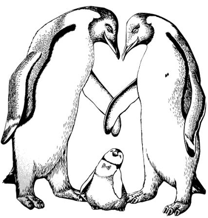 couple-pingouin-avec-bebe.gif